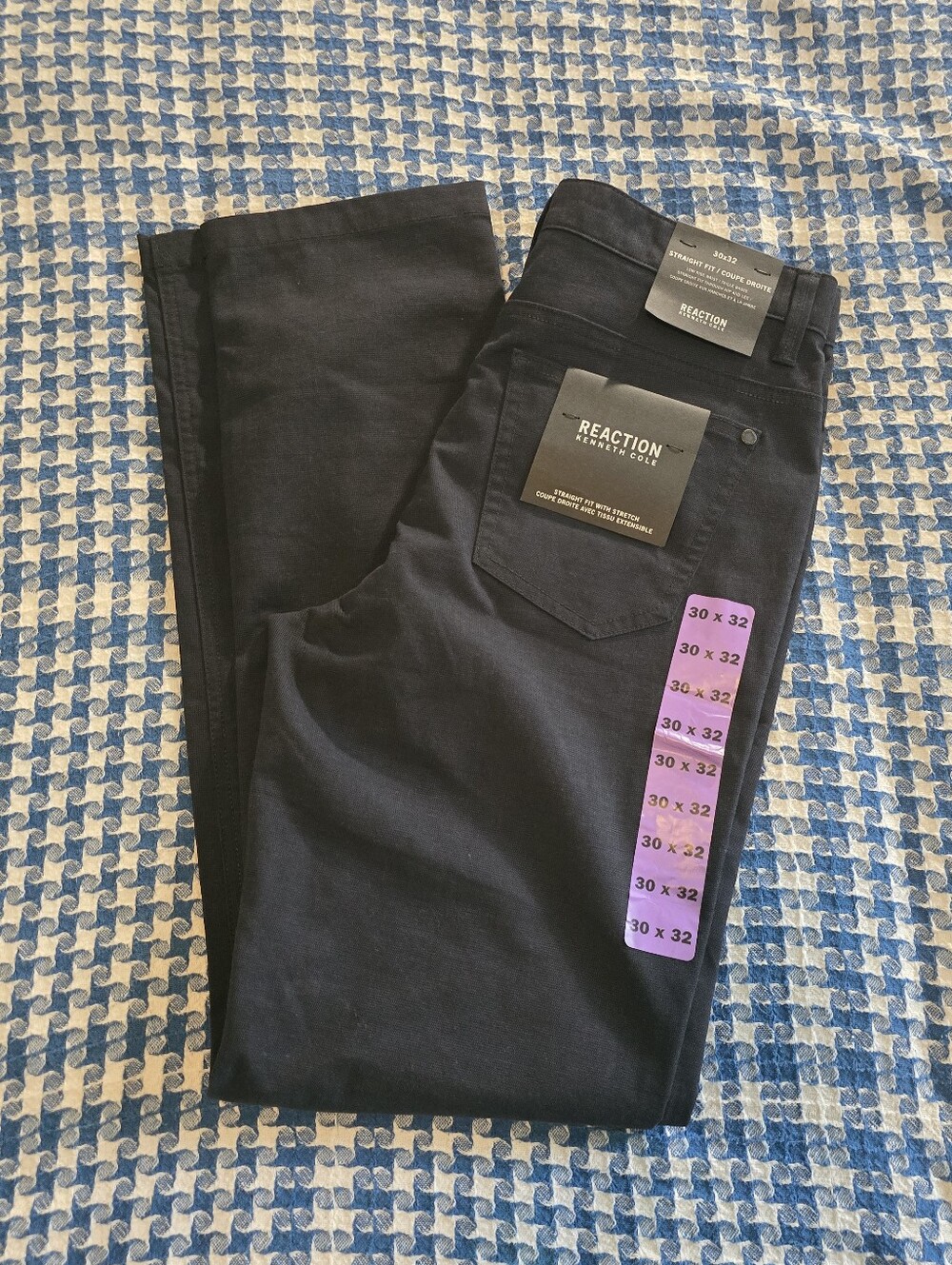 Kenneth Cole Reaction Men's straight-fit stretch jeans - Picture 5 of 5